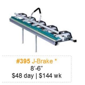 J-BRAKE 8'-6"